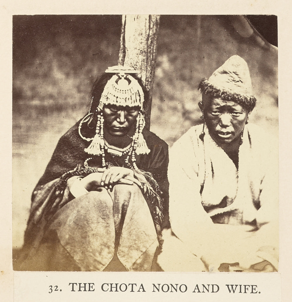 Philip Henry Egerton:The Chota Nono and Wife, Poster Print Wall Art
