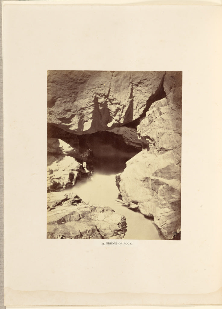 Philip Henry Egerton:Bridge of Rock, Poster Print Wall Art