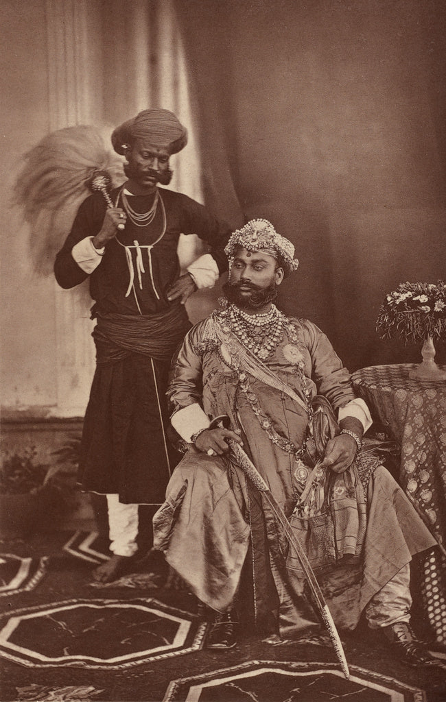 Bourne & Shepherd:H.H. The Maharaja Holkar of Indore, G.C.S., Poster Print Wall Art