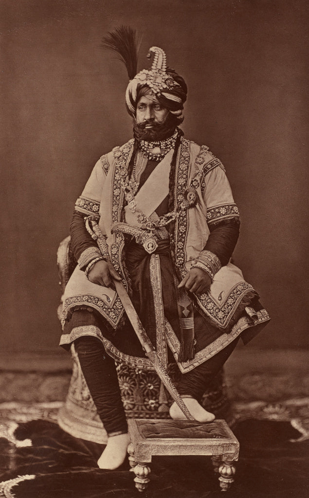 Bourne & Shepherd:H.H. The Maharaja of Jammu and Kashmir, G., Poster Print Wall Art