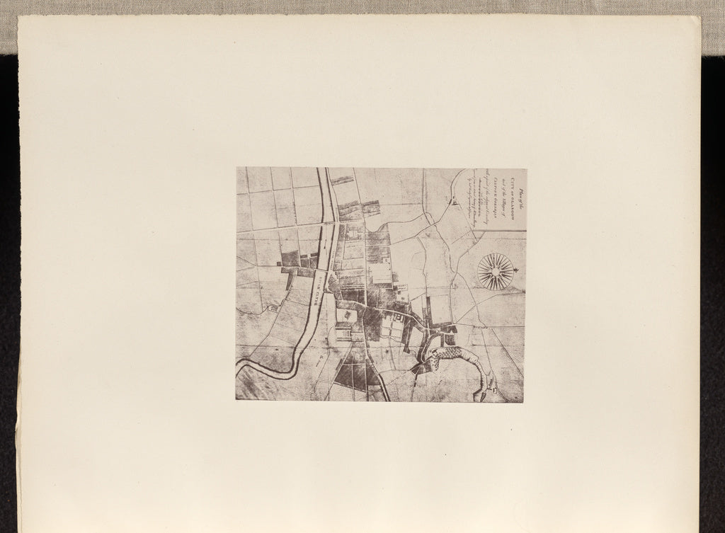 Thomas Annan:Map of Glasgow in 1776, Poster Print Wall Art