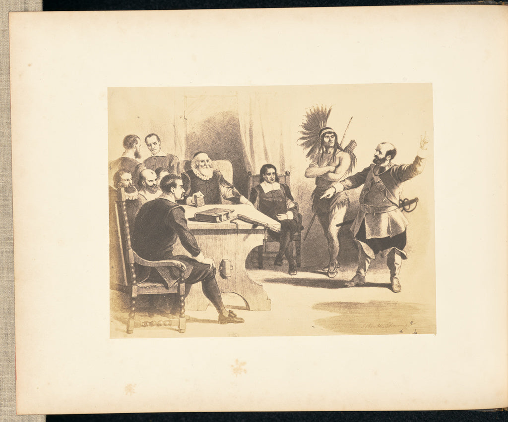 Mathew B. Brady:The Council, Poster Print Wall Art