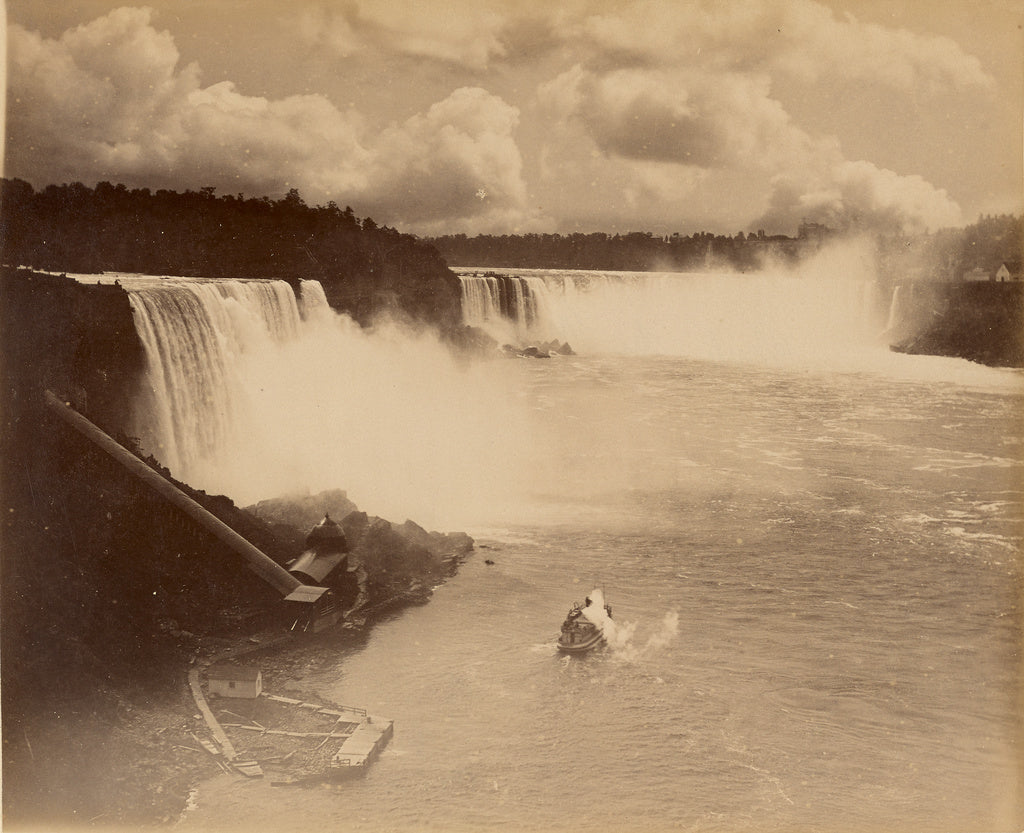George E. CurtisAttributed to:Chûtes du Niagara, Poster Print Wall Art