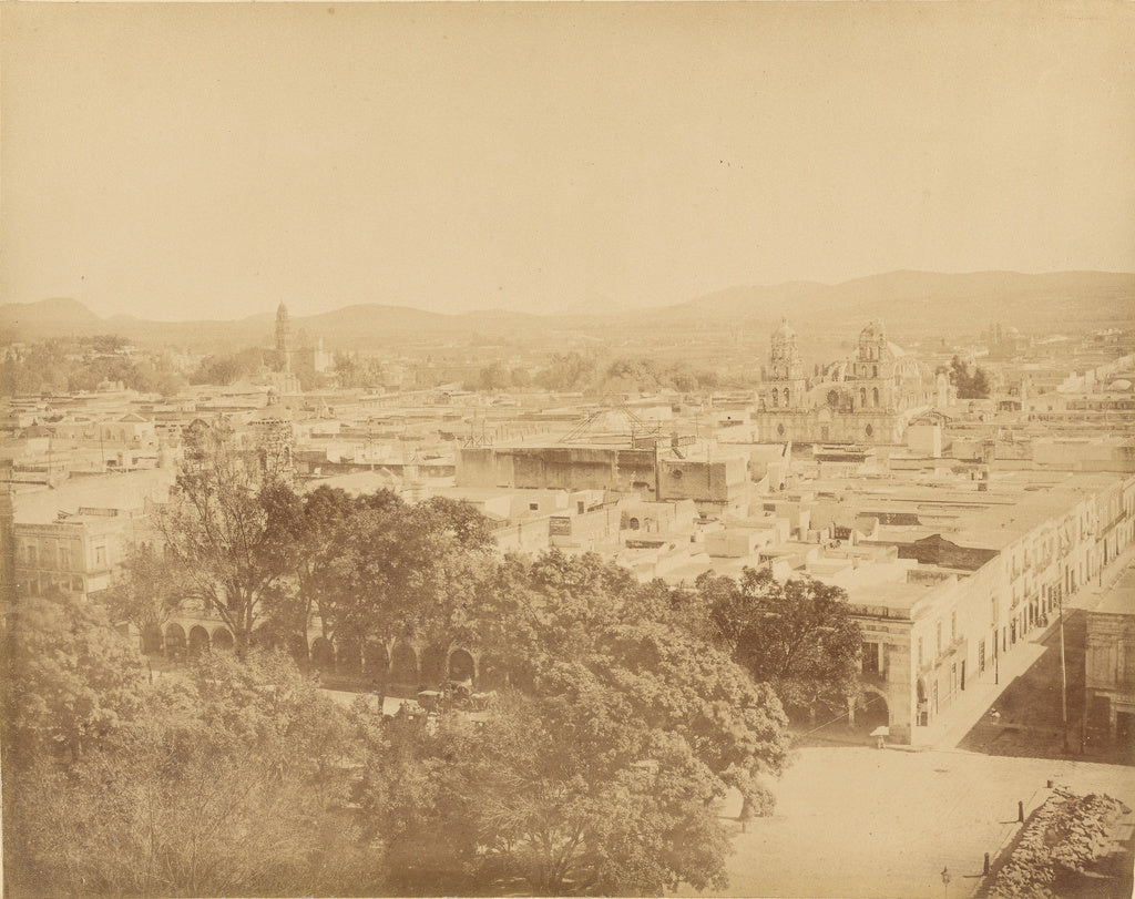 Abel Briquet:Mexico. Puebla, Panoramic View, Poster Print Wall Art