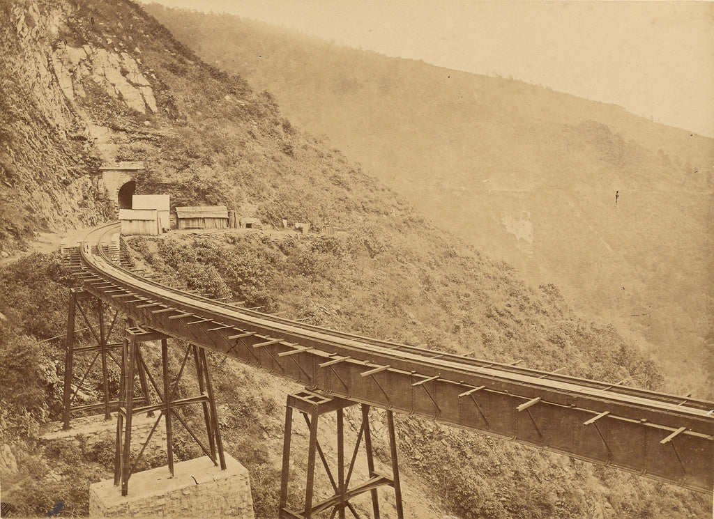 Abel Briquet:Vistas Mexicanas. Wimer Viaduct, Nacional Railr, Poster Print Wall Art