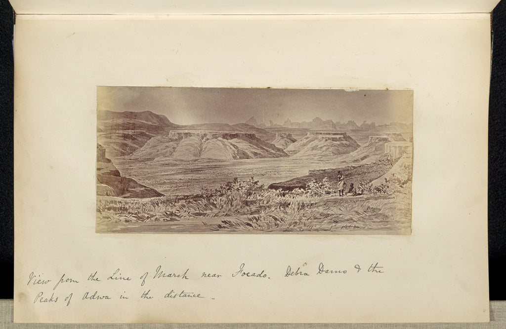 Unknown:View from the Line of March near Focado. Debra Dams , Poster Print Wall Art
