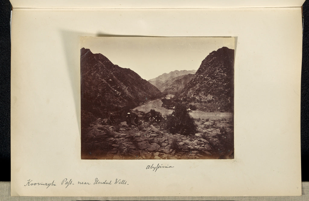 Ronald Ruthven Leslie-Melville:Abyssinia. Koomayli Pass, nea, Poster Print Wall Art