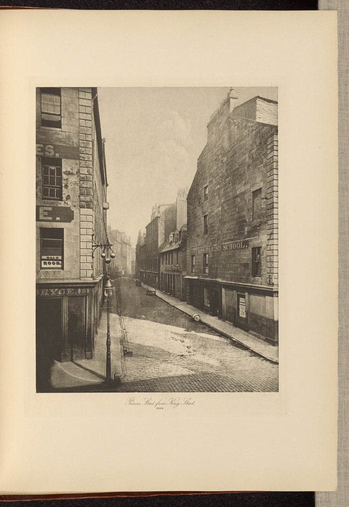 Thomas Annan:Princes Street from King Street, Poster Print Wall Art