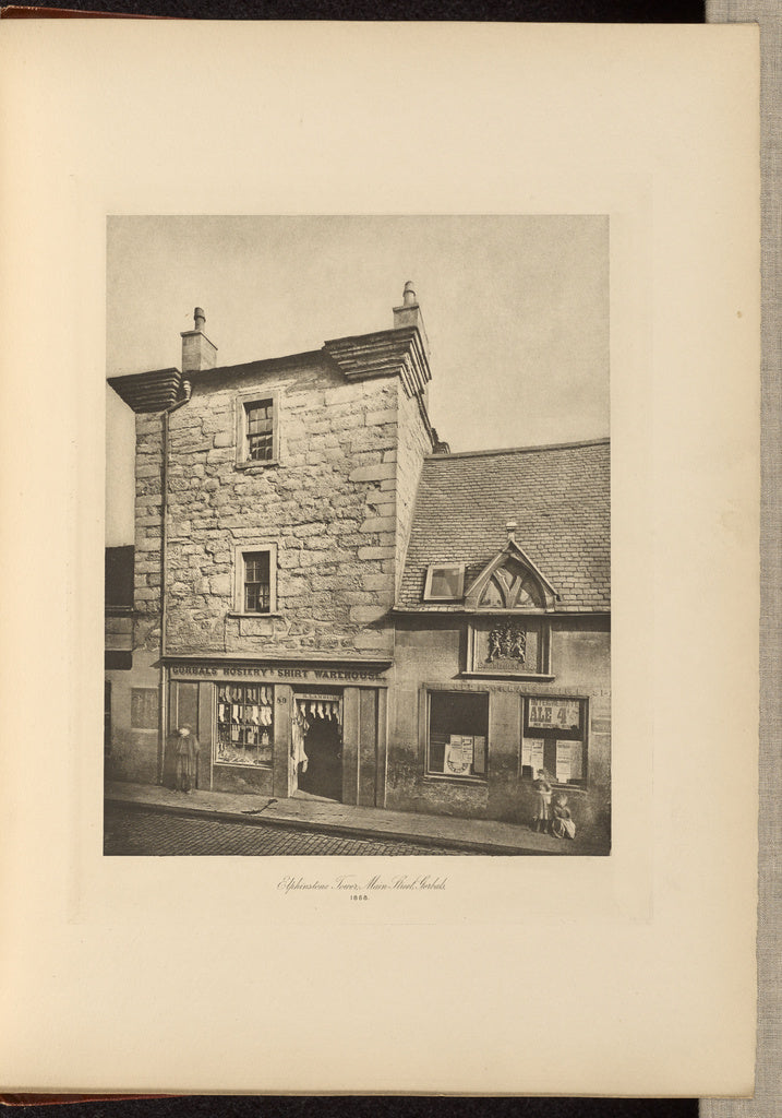 Thomas Annan:Elphinstone Tower, Main Street, Gorbals, Poster Print Wall Art
