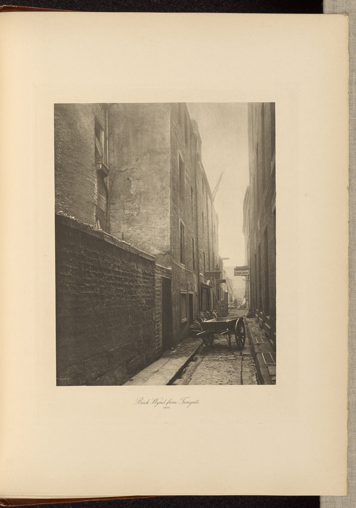 Thomas Annan:Back Wynd from Trongate, Poster Print Wall Art