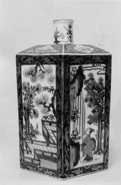 ,Square Flask 18th cent,Classic Ming China Image,16x12"(A3) Poster