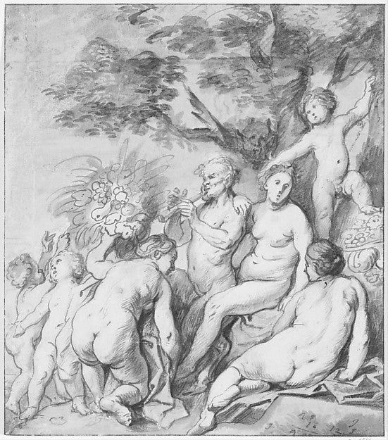 Jacob Jordaens:Allegory of Fertility c1640-16x12"(A3) Poster