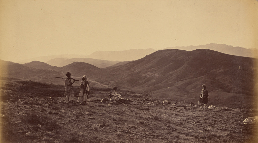 John Burke:The 44th Hill looking towards Jugdalluck, Poster Print Wall Art