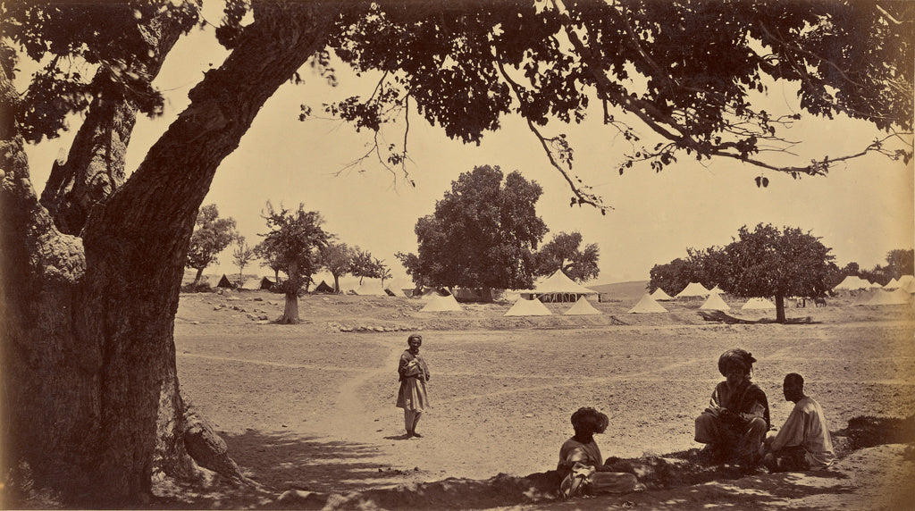 John Burke:The Amir Yakub Khan's Camp Safed Sang, Poster Print Wall Art