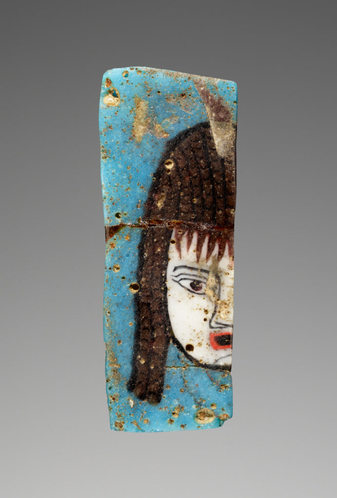 Unknown:Plaque Fragment with a Theater Mask, Poster Print Wall Art