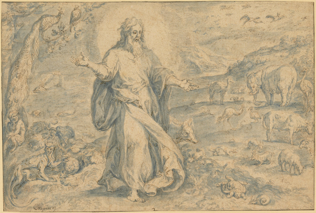 Crispijn van den Broeck:Creation of the Animals, Poster Print Wall Art