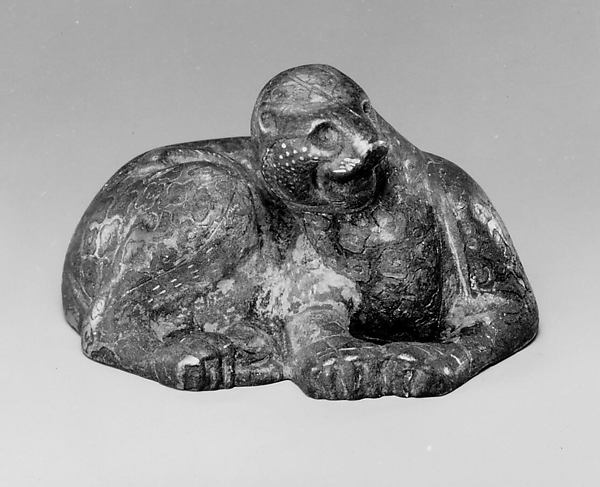 ,Weight in the Form of a Feline 2nd–1st cent B.C.,Classic Ming China Image,16x12"(A3) Poster