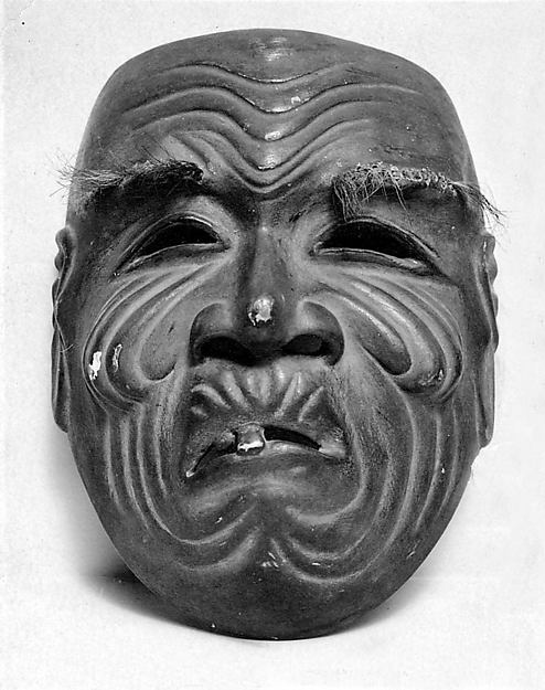 Kyogen mask 18th cent, Poster Print