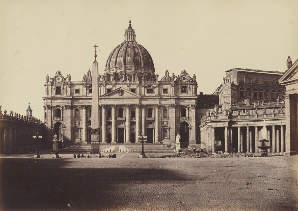 Tommaso Cuccioni:Saint Peter's Basilica, Rome, Poster Print Wall Art