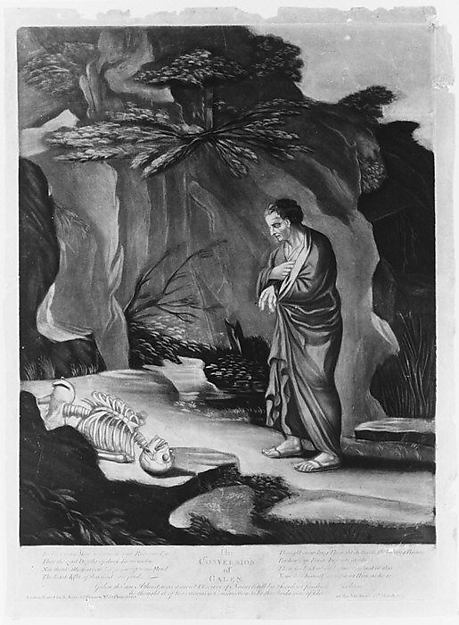 The Conversion of Galen March 1,1775-Anonymous,British,18th, Poster Print
