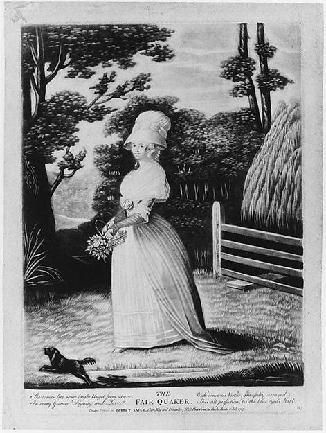 The Fair Quaker July 11,1787-Anonymous,British,18th cent, Poster Print