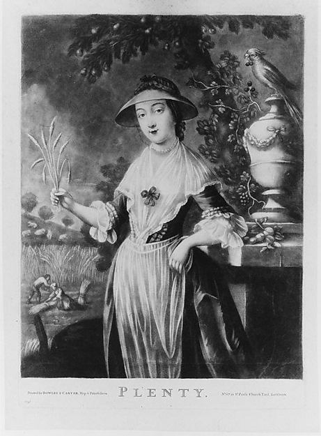 Plenty 18th cent-Anonymous,British,18th cent, Poster Print