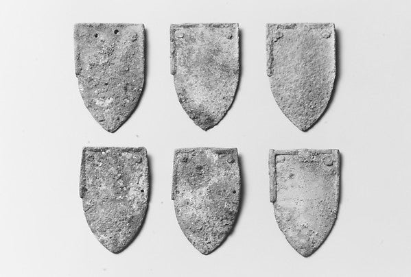 Six Armor Scales possibly 16th to 18th cent, Poster Print Wall Art
