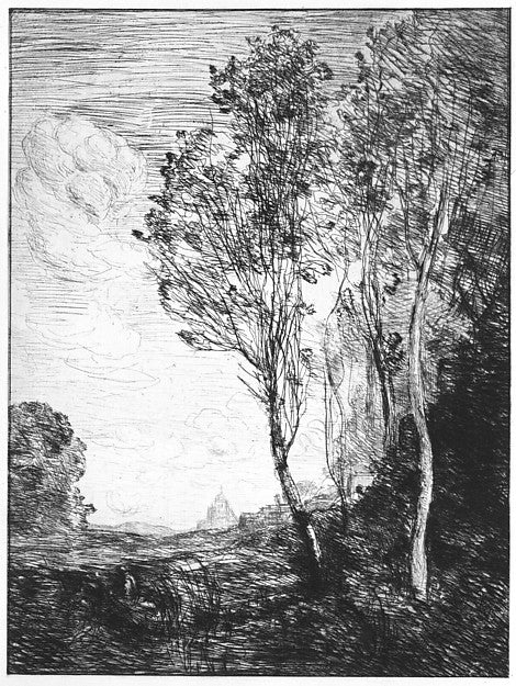 Souvenir of Italy 1866-Camille Corot, Poster Print