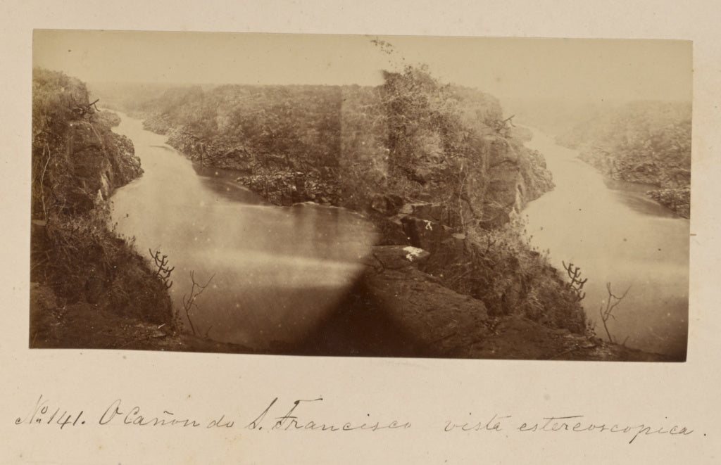 Marc Ferrez:A cañon do São Francisco vista estereoscopica, Poster Print Wall Art
