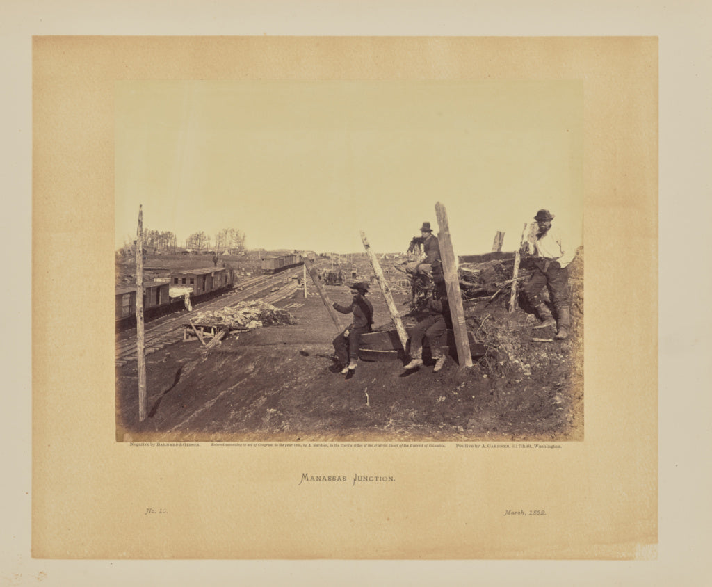 Barnard & Gibson:Manassas Junction, Poster Print Wall Art