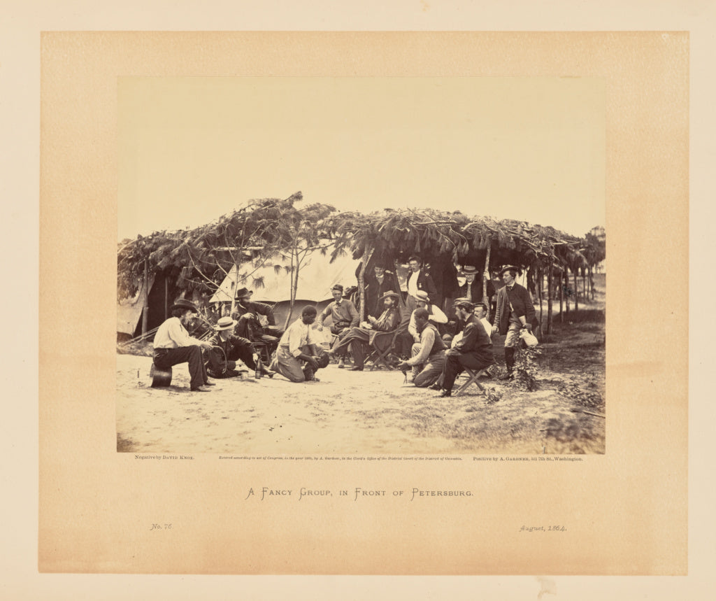 David Knox:A Fancy Group, in Front of Petersburg,16x12"(A3)Poster
