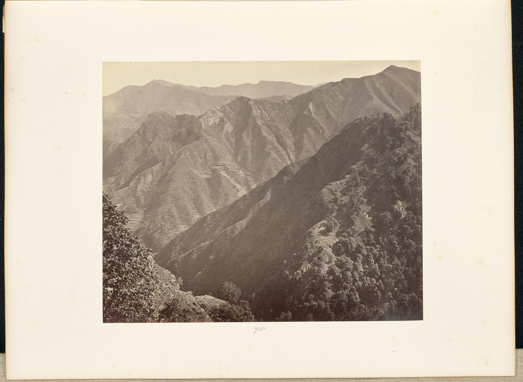 Samuel Bourne:Simla; Khuds North of Jakko, and the Mahassoo , Poster Print Wall Art