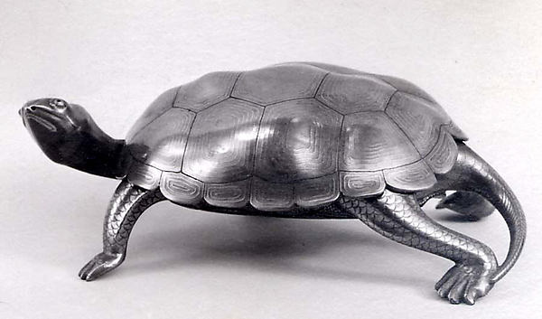 Box in Shape of Tortoise 19th cent, Poster Print Wall Art