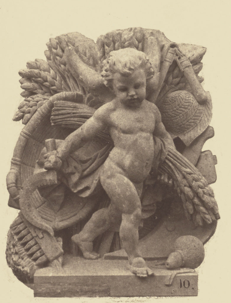 edouard Baldus:["La Moisson", Sculpture by Alexandre Schoene, Poster Print Wall Art