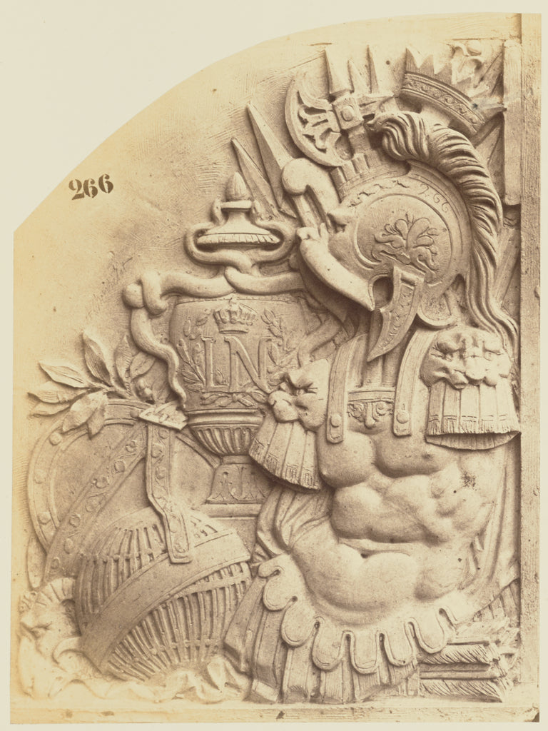 edouard Baldus:[Trophy of Arms by Ambroise Choiselat, Decora, Poster Print Wall Art