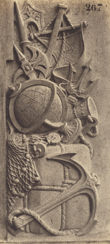 edouard Baldus:[Trophies by Pierre Rouillard, Decoration of , Poster Print Wall Art