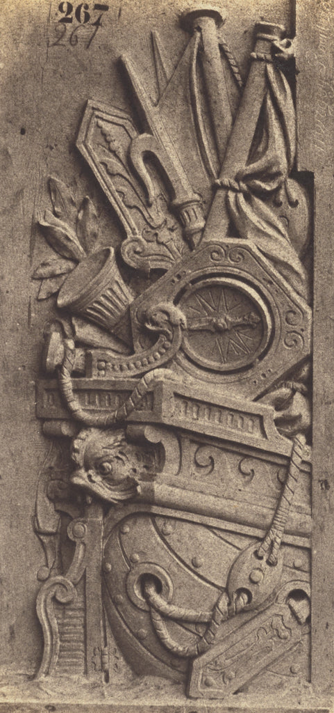 edouard Baldus:[Maritime Trophies by Pierre Rouillard, Decor, Poster Print Wall Art