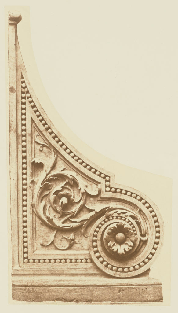 edouard Baldus:[Detail of the Decoration of the Second Floor, Poster Print Wall Art