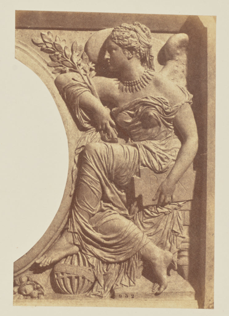 edouard Baldus:["La Paix", Sculpture by Jules Cavelier, Deco, Poster Print Wall Art