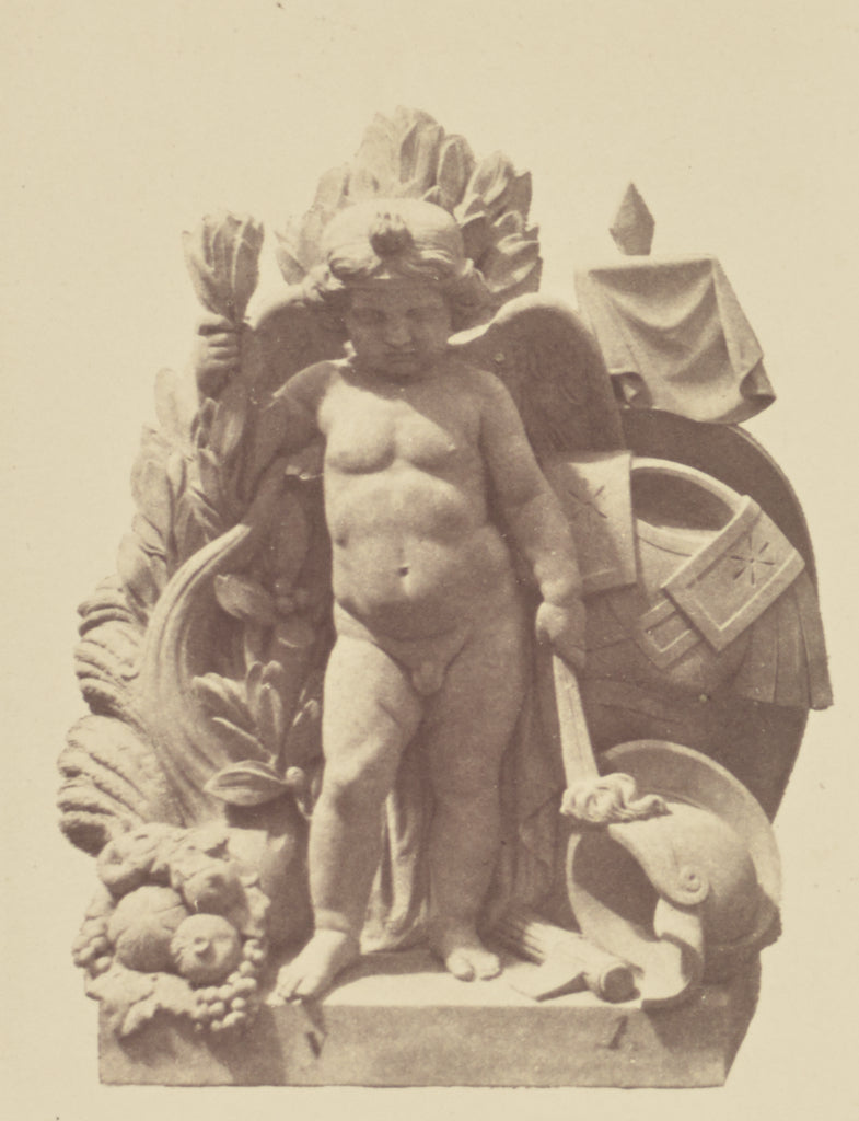 edouard Baldus:["La Paix", Sculpture by Joseph Brian, Decora, Poster Print Wall Art