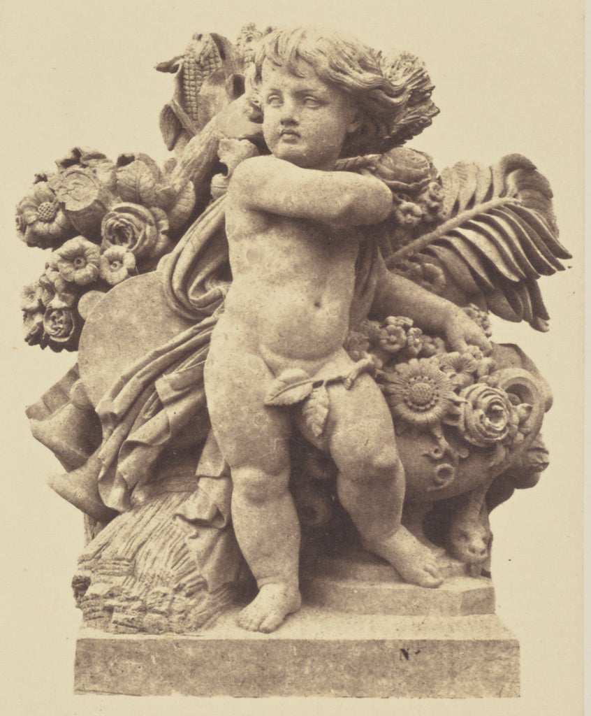 edouard Baldus:["L'Eté", Sculpture by Wladyslaw Tomasz Kazi, Poster Print Wall Art