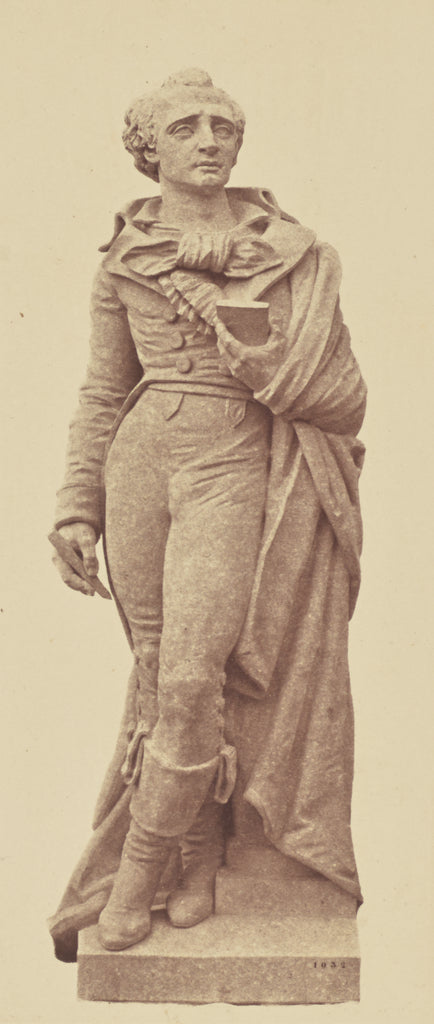 edouard Baldus:["Chénier", Statue by Auguste Préault, Deco, Poster Print Wall Art