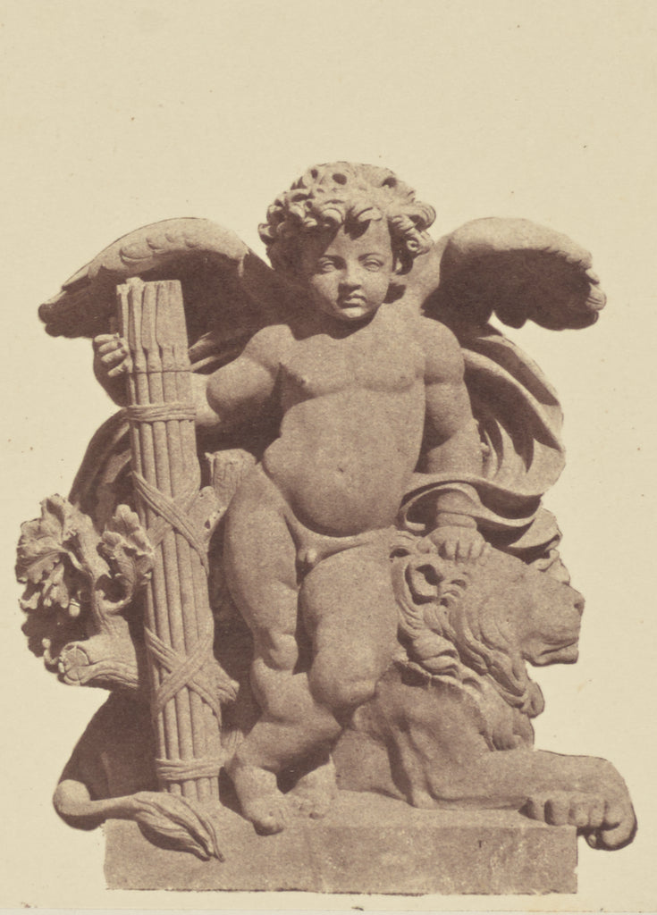 edouard Baldus:["La Force", Sculpture by Armand Toussaint, D, Poster Print Wall Art