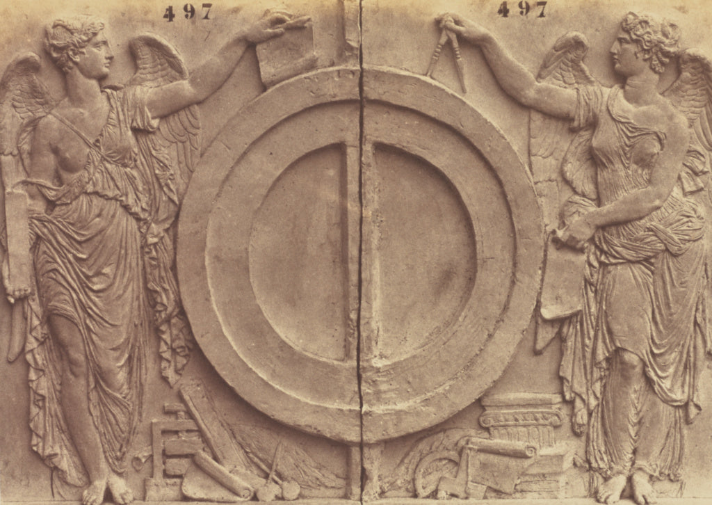 edouard Baldus:["La Peinture et la Sculpture", Sculpture by , Poster Print Wall Art