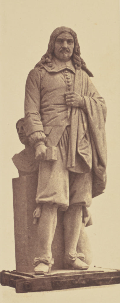 edouard Baldus:["Sarrazin", Statue by Aristide Husson, Decor, Poster Print Wall Art