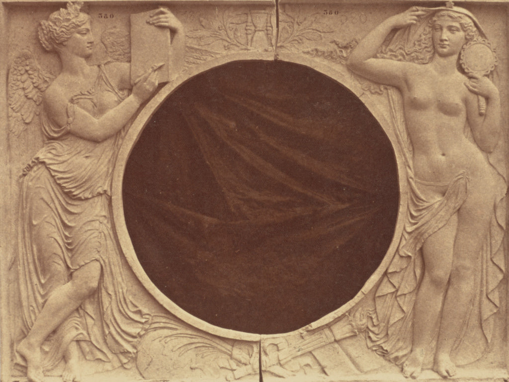 edouard Baldus:["L'Histoire et la Vérité", Sculpture by Pi, Poster Print Wall Art