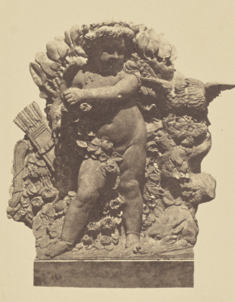 edouard Baldus:["Le Printemps", Sculpture by Adrien Fourdrin, Poster Print Wall Art