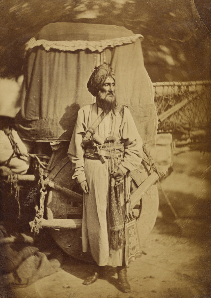 Felice Beato:Native Office, Punjab Irregular Cavalry, Poster Print Wall Art