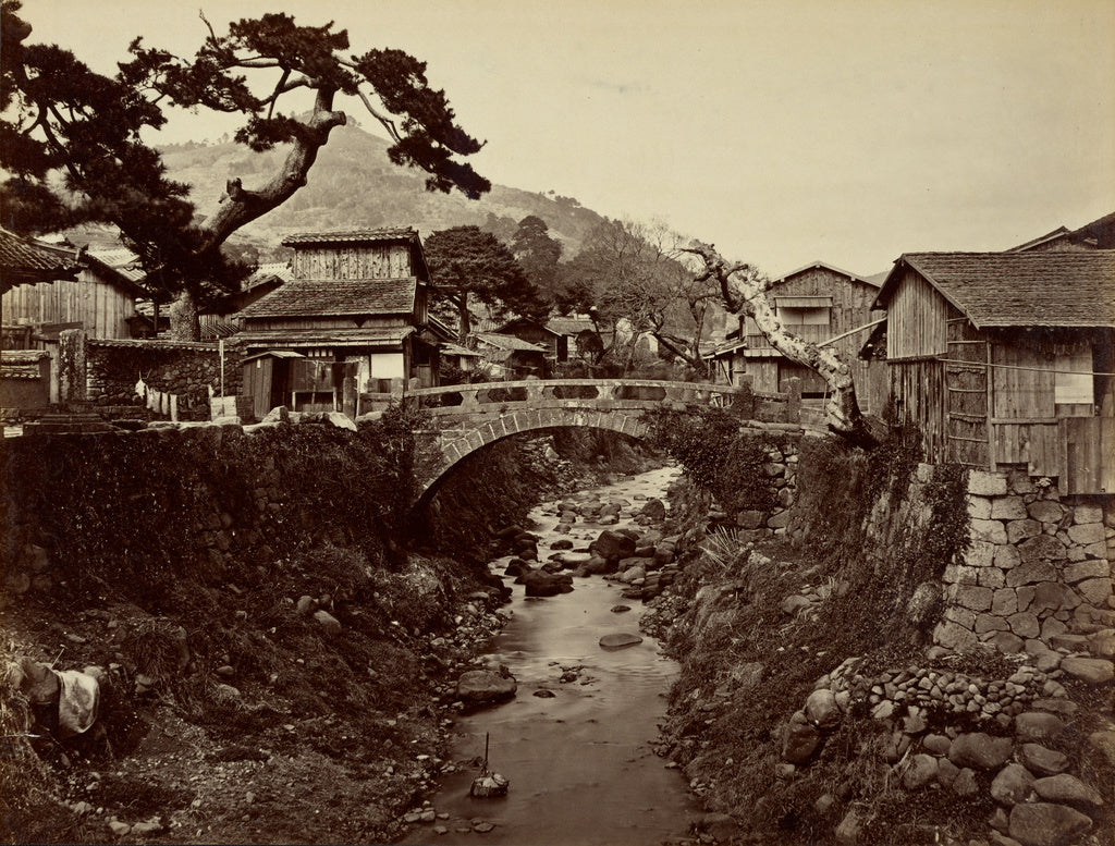 Felice Beato:Near Nagasaki, Poster Print Wall Art