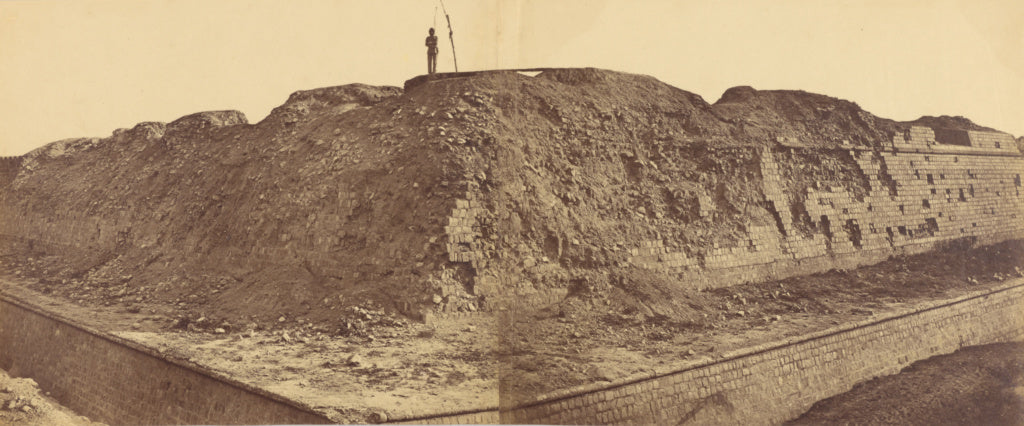 Felice Beato:The Moree Bastion, Delhi, Poster Print Wall Art